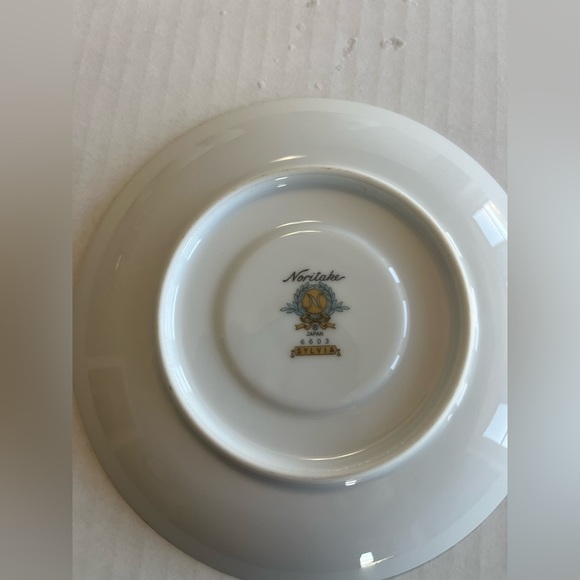 Noritake Sylvia Cups & Saucers. - Picture 7 of 9